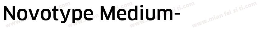 Novotype Medium字体转换